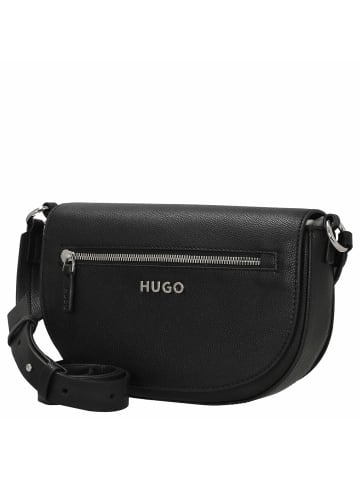 HUGO Women's Chris Saddle R - Umhängetasche 25 cm (black) in schwarz