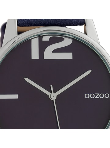 Oozoo Analog-Armbanduhr Oozoo Timepieces dunkelblau groß (ca. 45mm)
