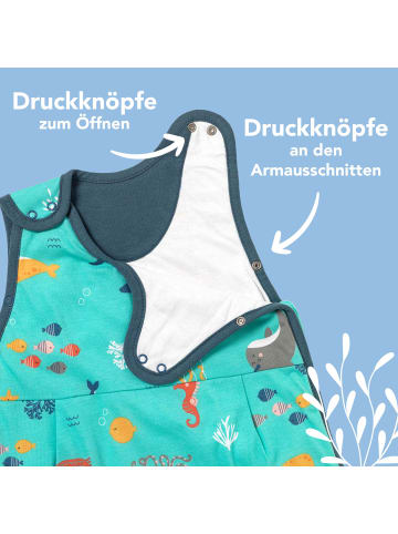 Schlummersack Babyschlafsack, 1.0 TOG in Hellblau