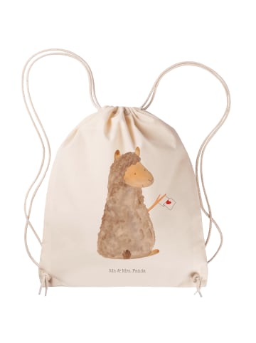 Mr. & Mrs. Panda wander rucksack Alpaka Fahne ohne Spruch in Creme