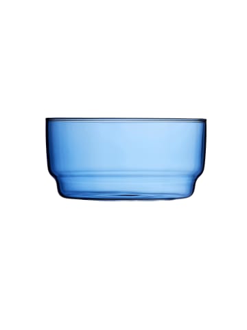 Lyngby Glas Schale Schale Schale in Blau