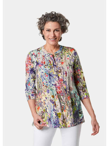 GOLDNER Printshirt mit floralem Muster in bunt / gemustert