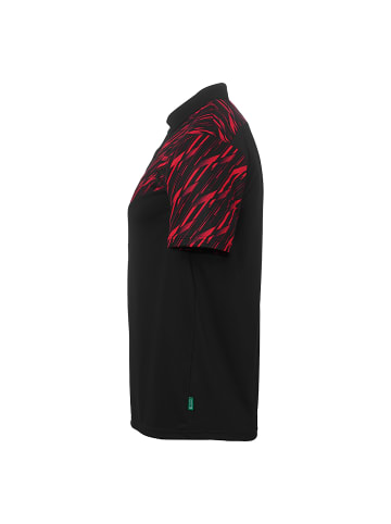 uhlsport  POLO SHIRT Progressive 28 Kids in schwarz/rot