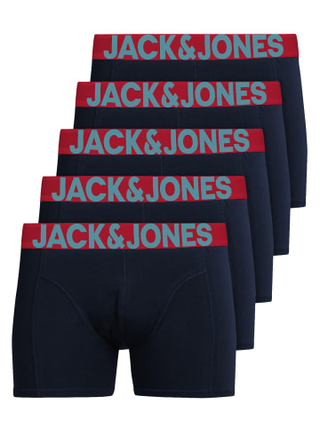 Jack & Jones 5er-Set Unterhosen Panties in Navy Red
