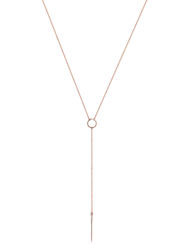 Elli Halskette 925 Sterling Silber Geo in Rosegold