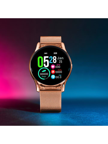 Lotus Digital-Smartwatch Lotus Smartwatch kupfer, roségold groß (ca. 40mm)