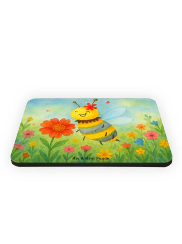 Mr. & Mrs. Panda Magnet Biene Blume Design ohne Spruch in Weiß