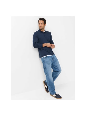 BRAX  Langarmshirt in navy