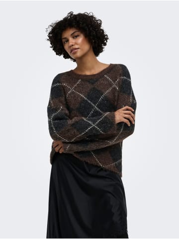ONLY Strickpullover in Coffee Bean