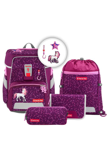 Step by Step Space - Schulranzen Set 5tlg. (Manta Rio) in Pretty Unicorn Nuala