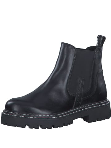 Marco Tozzi Chelsea Boots in Schwarz