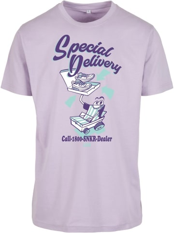 Mister Tee T-Shirt "Special Delivery Tee" in Lila