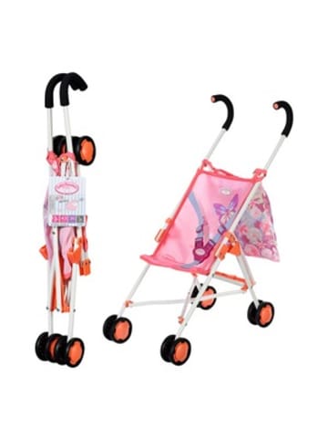 Zapf Puppenbuggy Active Stroller + Tasche in Pink