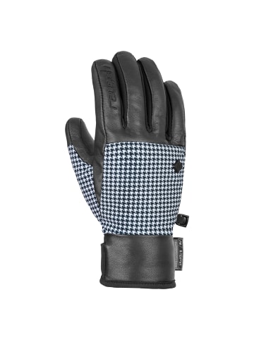 Reusch Fingerhandschuhe Giorgia R-TEX® XT in black/pied de poule