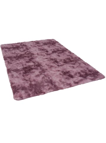 Pergamon Hochflor Shaggy Teppich Fluffy in Altrosa