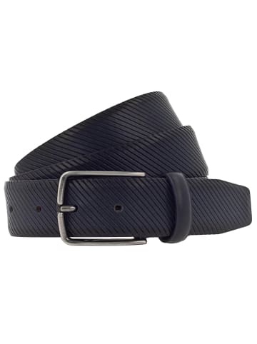 Vanzetti Gürtel Leder navy