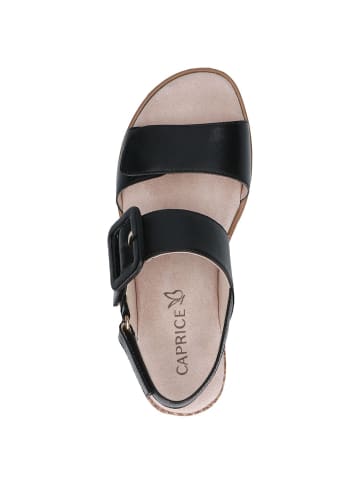 Caprice Sandalette in BLACK SOFTNAP.