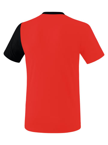 erima 5-C T-Shirt in rot/schwarz/weiss
