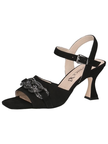 Caprice Sandalette in BLACK SUEDE