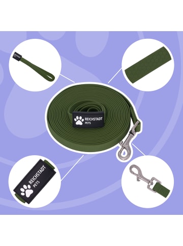 Reichstadt Hundeleinen Texturierte PVC in Green