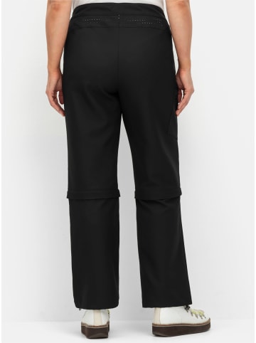 sheego Wanderhose in schwarz