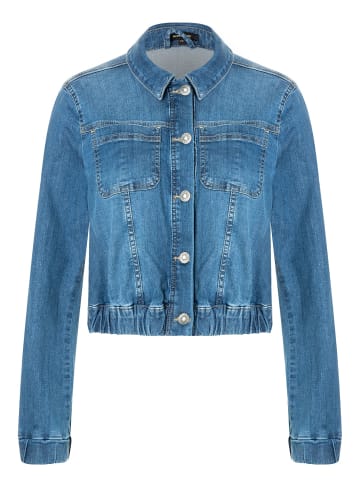 More & More Jeansjacke in middle blue denim