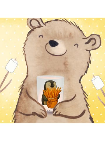 Mr. & Mrs. Panda Kerzenhalter Pinguin Pommes Eimer ohne Spruch in Transparent