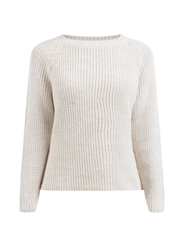 faina Strick Pullover in WOLLWEISS