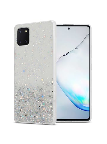 cadorabo Hülle für Samsung Galaxy A81 / NOTE 10 LITE / M60s Glitter in Transparent mit Glitter