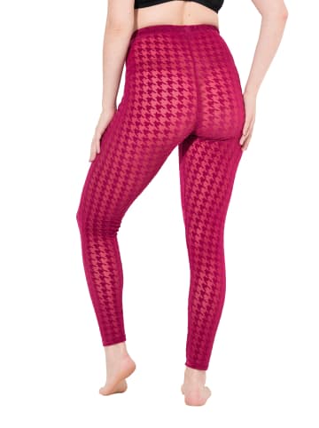 Ulla Popken Strumpfhose in dunkle beere