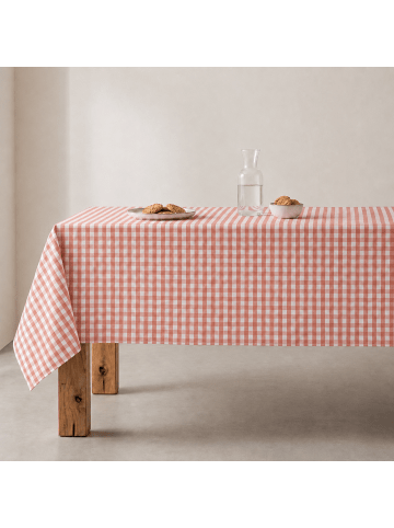 GAMUSI Tischdecke „Vichy“ in Lachs