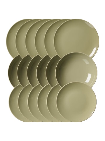 Ritzenhoff & Breker 18er Set Teller-Set Cecina in Grün