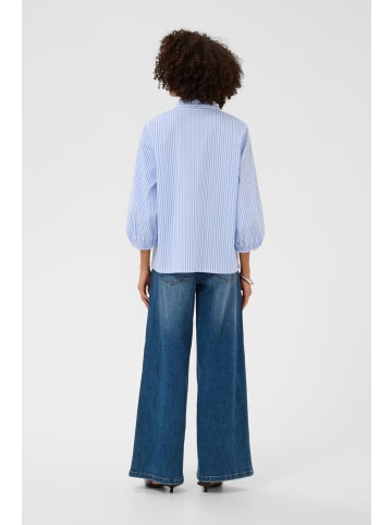 CULTURE Langarm-Bluse CUjoey Relaxed fit in Ultramarine