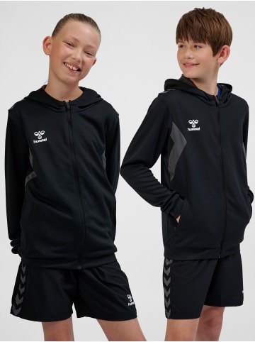 Hummel Reißverschluss Kapuzenpullover Hmlauthentic Kinder in BLACK