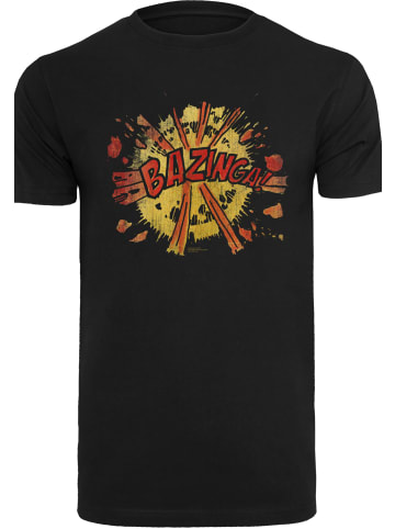 F4NT4STIC T-Shirt Big Bang Theory TV Serie Bazinga Explosion in schwarz