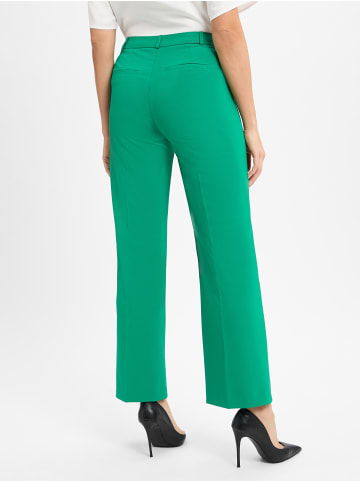 comma Bundfaltenhose in grün