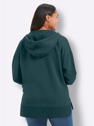 sheego Sweatshirt in petrol