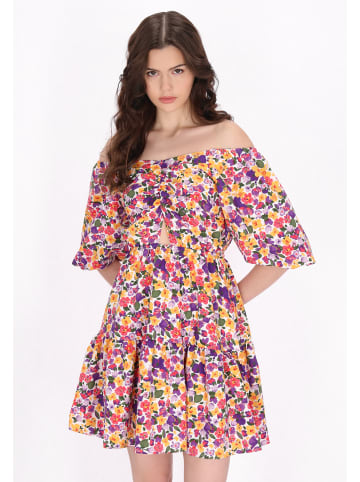 myMo Women Dress in violet multicolor