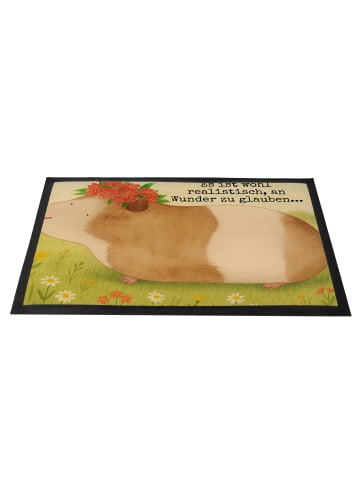 Mr. & Mrs. Panda Bodenvorleger Meerschweinchen Weisheit Design m... in Weiß