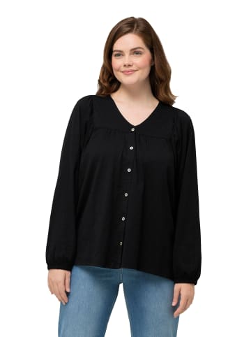 Ulla Popken Shirt in schwarz