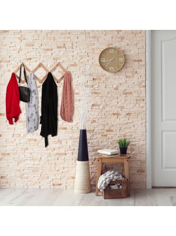 relaxdays Wandgarderobe in Natur