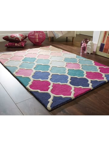 KADIMA DESIGN Moderner Luxus-Teppich mit geometrischem Muster