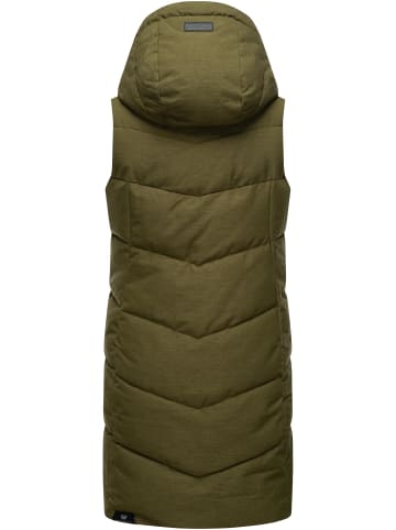 ragwear Steppweste Pavla Vest in Light Olive23