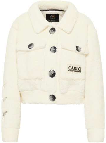 Carlo Colucci Sweatjacke Dallavalle in Weiß