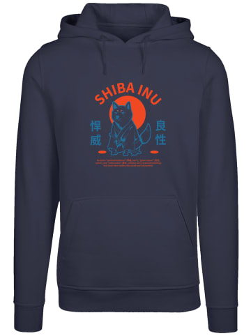 F4NT4STIC Hoodie Japanischer Shiba Inu Hund in marineblau