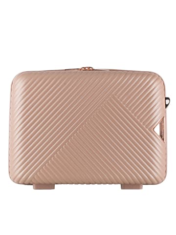 Wittchen Suitcase from polyester material (H) 25 x (B) 35 x (T) 19 cm in Hellrosa