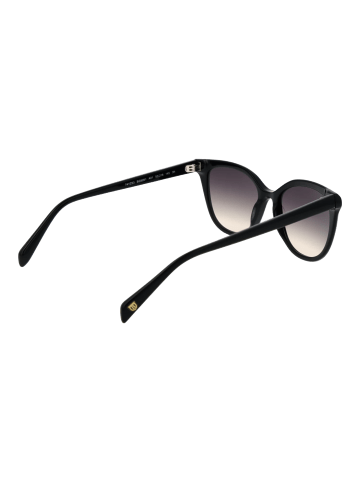Bulget Frauen Sonnenbrille Trapezförmig Schwarz