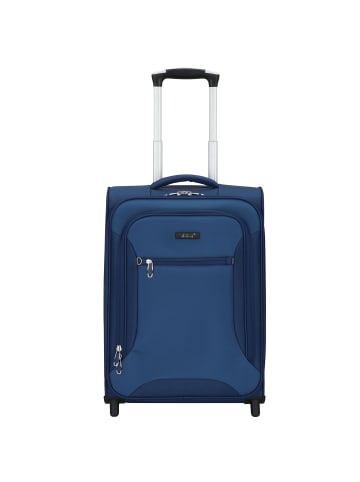 D&N Travel Line 6400 2-Rollen Kabinentrolley 53 cm in blau