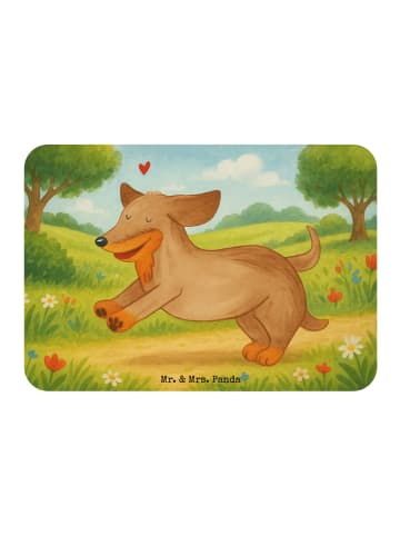 Mr. & Mrs. Panda magnet Hund Dackel Design ohne Spruch in Weiß