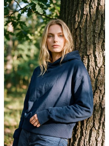 Salzhaut Hoodie BELEVERN in Navy